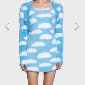 Delias by Dolls Kill Lucy In The Sky Cloud 2 pc set